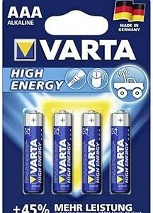 Blister 16+4 piles alcaline VARTA High Energy 1.5V AAA