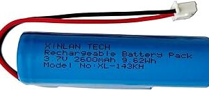 Batterie Li-ion 1x18650 3.6V 3.4Ah 2fils