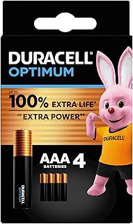 Pile DURACELL Optimun LR03/AAA x 4