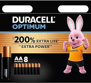Pile DURACELL Optimun AA/LR06 x 8