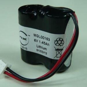 Batterie système alarme 2x CR123A 2S1PST1
