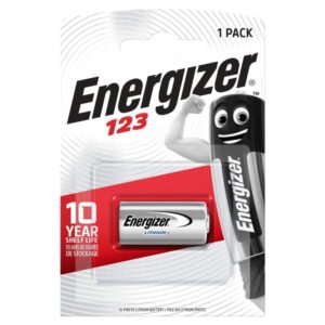 Pile Energizer Lithium 3V CR123 X 2