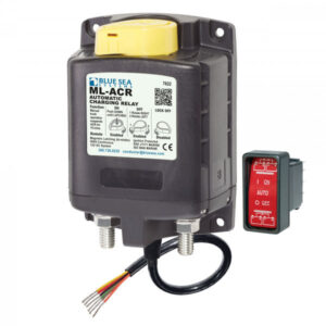 Coupe-batterie BLUE SEA 500A relais bistable 12v cde man. + inter7700