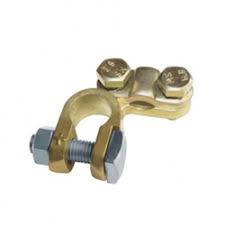 Collier à batterie positif étamé à serrage de câble