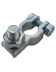 Collier à batterie positif laiton zingué axe de 8mm (25)