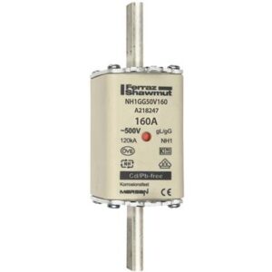 Fusible couteau T1 160A 500V GG