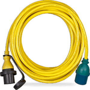 Rallonge de câble VICTRON 3G4mm2 32A UV jaune 15m  /