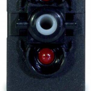 Inter CARLING 12v 20A OFF-MOM 1P 1led R noir