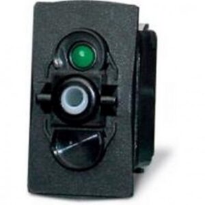 Inter CARLING 24v 15A MOM-OFF-ON 1P 1led R noir