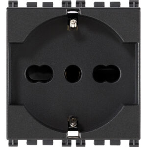 Prise VIMAR 2P+T 16A 250v Europe gris