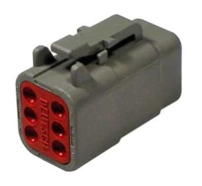 Connecteur femelle DEUTSCH 6 voies étanche DTM-6S