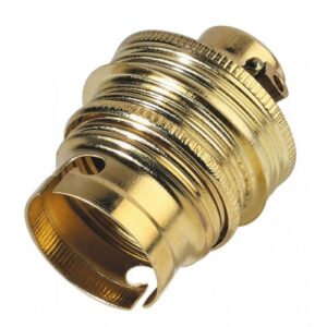 Douille B22 laiton double bague