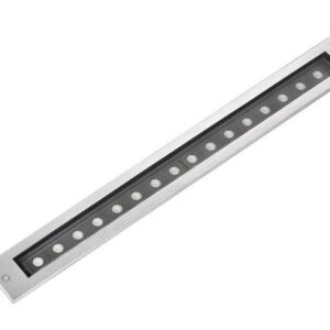 Spot réglette 15 leds BWS 12/24v 2,5w 114x33mm alu