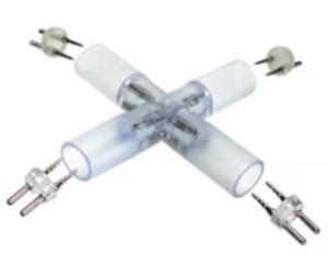 Raccord en X pour serpent lumineux à lampes et LED