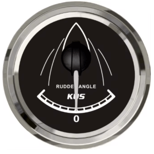 Indicateur angle de barre UFLEX 12v Ø52mm chromé