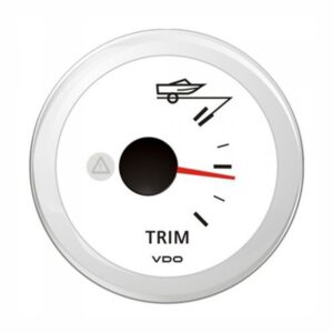 Indicateur de Trim VDO 12v Viewline D52mm blanc