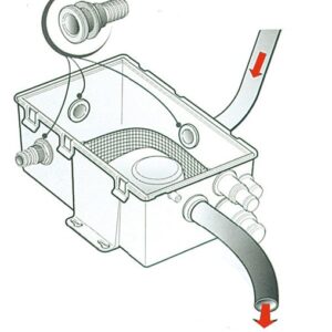 Collecteur d'eaux usées ATTWOOD 12v avec pompe automatique