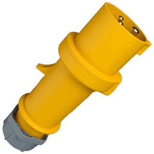 Fiche mâle MENNEKES 63A 400v 3P+T caoutchouc (voir 3607)