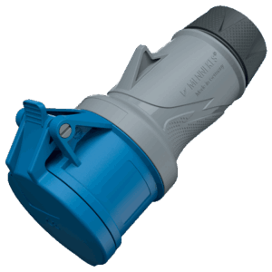 Prolongateur MENNEKES 16A 230v 2P+T plastique bleu