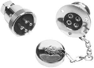 Prise de pont chromée 5A 4P