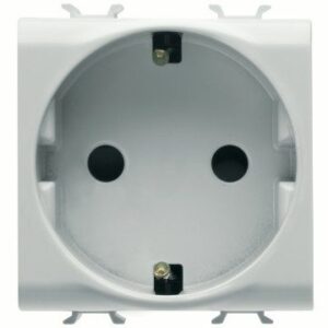 Prise GEWISS 2P+T 10/16A 250v Allemand blanc