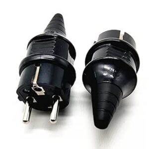 Fiche mâle 600A 1P (50/70mm2) noire