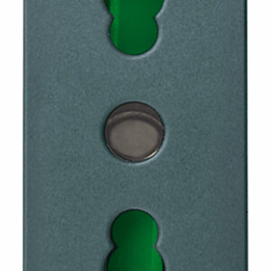 Prise VIMAR 2P+T 16A 250v Italien étroite gris