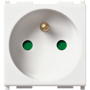 Prise VIMAR PLANA 16A 2P+T  France blanc  14212