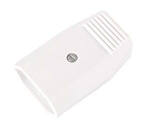 Fiche femelle 6A 2P blanche