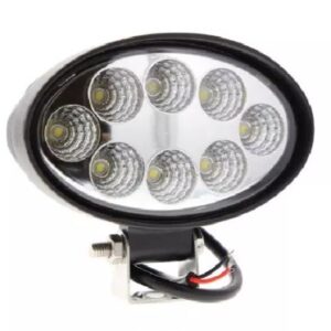 Projecteur ovale 8 leds 10/80vdc 18w 1200lm IP67