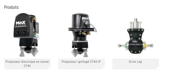 Propulseur MAX POWER 12v 3,2kw/4,3cv 2 hélices étanche CT45