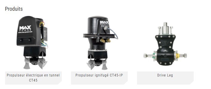 Propulseur MAX POWER 12v 3,2kw/4,3cv 2 hélices étanche CT45
