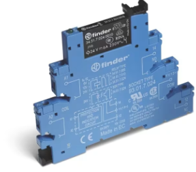 Interface modulaire FINDER 1RT 6A 12v dc avec relais