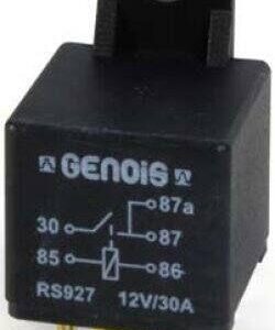 Relais inverseur WEHRLE 12v 20/30A 5 borne résistance avec patte