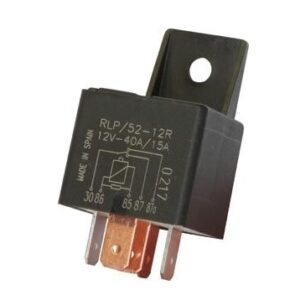 Relais inverseur WEHRLE 12v 40/15A 5 bornes avec résistance