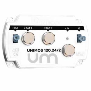 Répartiteur de charge MZ 120A (2entrées / 3sorties) 12/24v