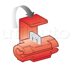 Connection rouge auto-denudant