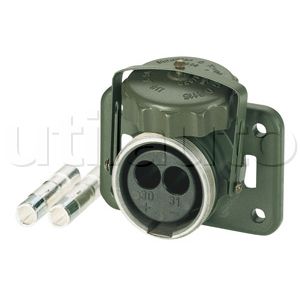 Connecteur 2 pôles spécification OTAN militaire -24v