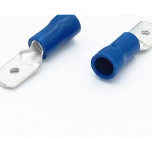 Sachet 10 cosses clips mâle 6.3mm bleue (1.5 à 2.5mm2)