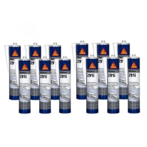 Sikaflex 591i, Colle-mastic multi-usage spécial marine, 300ml, Noir