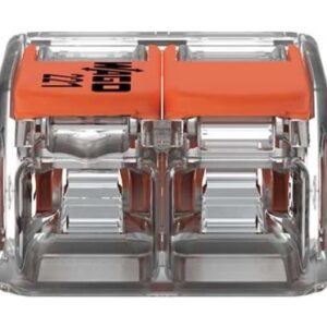 Connecteur WAGO transparent 2 poles 221-412