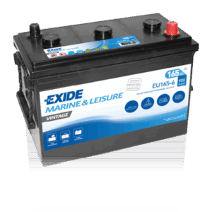Batterie EXIDE Vintage 6V 165Ah 900A +/- EU165-6 330 X 174 X 234