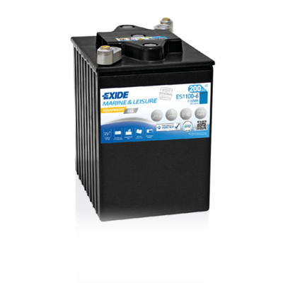 Batterie EXIDE ES1100 GEL 6V 200Ah 950A +/-  244 X 190 X 275