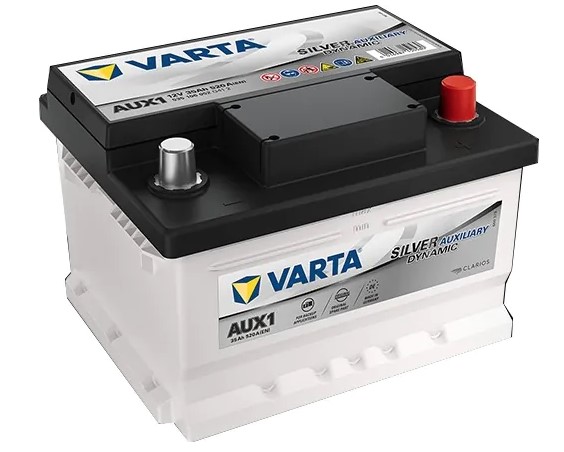 Batterie Auxiliare VARTA G41 12V 35Ah 520A+D Mercedes 207 X 175 X 140