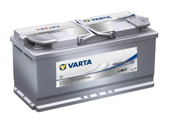 Batterie VARTA LA105 Dual 12V 105Ah 950A DC L6 394 X 175 X 190