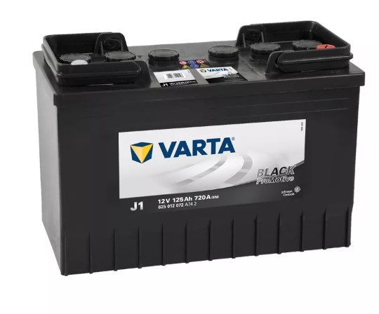 Batterie VARTA Promotive J1 Black 12V 125Ah 720A +D avec entretien