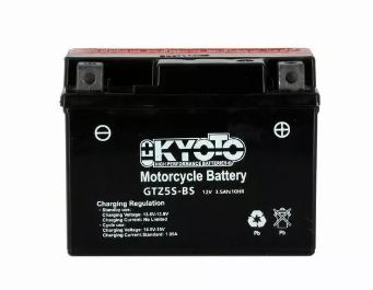 Batterie KYOTO YTZ5S-BS AGM 12V 3Ah 55A +D 113 X 70 X 85 PACK