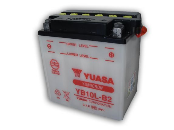 Batterie YUASA YB10L-B2 12V 11Ah 160A +D 135 X 90 X 145 SECHE