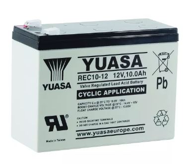 Batterie YUASA 12V 10Ah +G Pb DeepCycle REC10-12 (6) 151 X 65 X 112