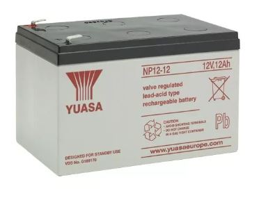 Batterie YUASA 12V 12Ah +G plomb étanche    NP12-12FR (4)